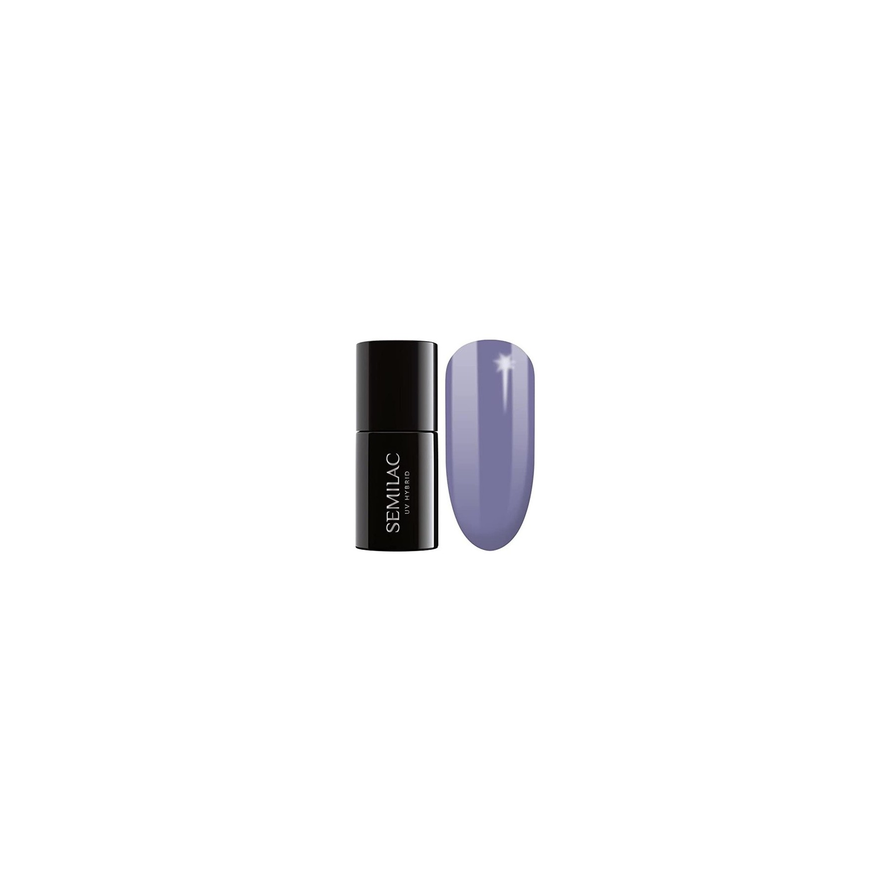 Semilac 104 UV Hybrid Nail Polish 7ml Violet Gray