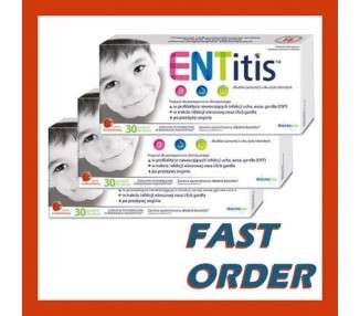 ENTitis Strawberry Immune System Kids Lozenges
