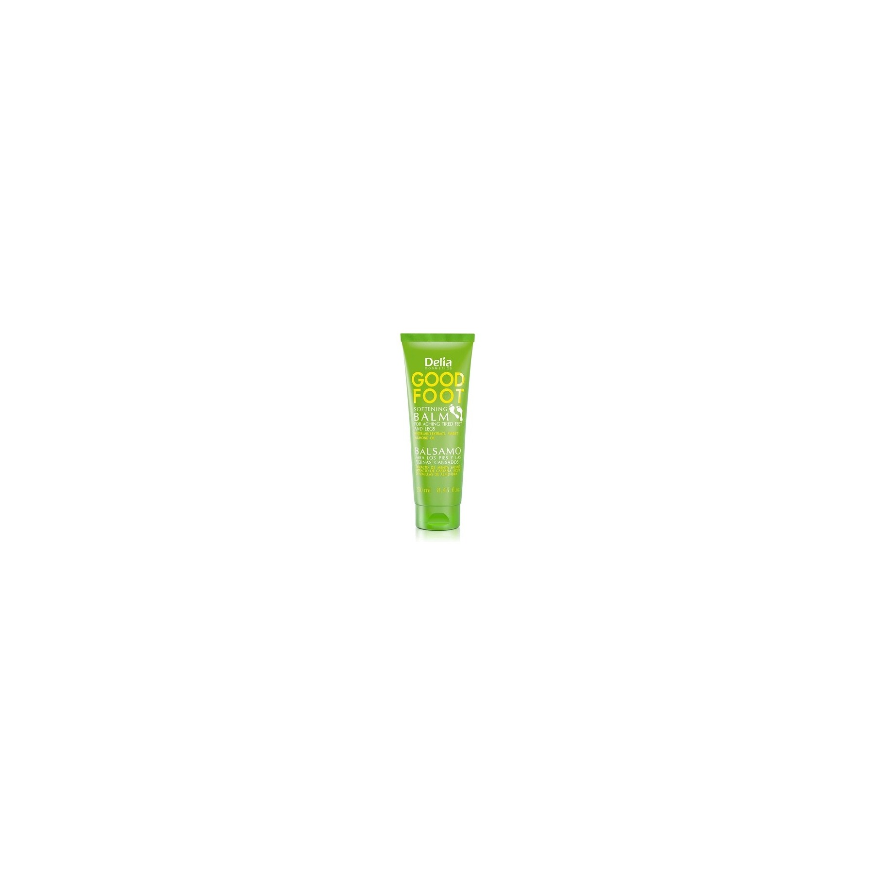 Delia Cosmetics Good Foot Balm Softening Cream with Water Mint Extract and Sweet Almond Oil 250ml