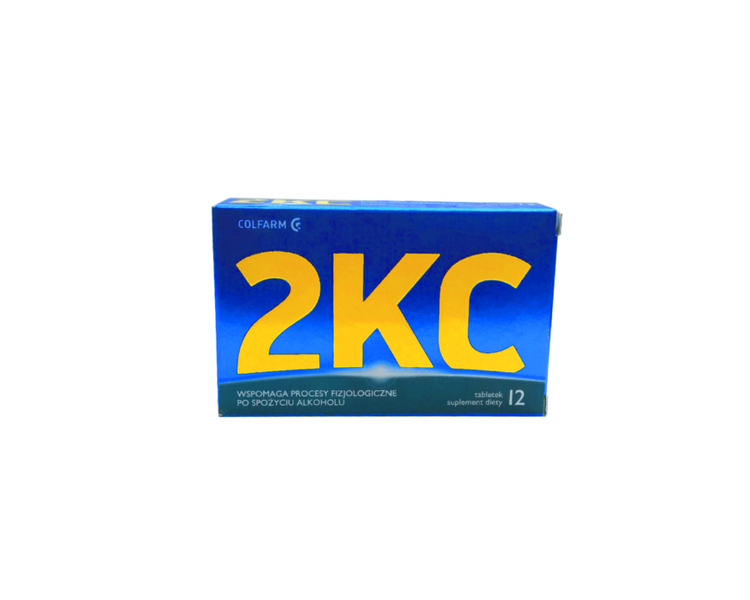 2KC Hangover Relief 12 Tablets