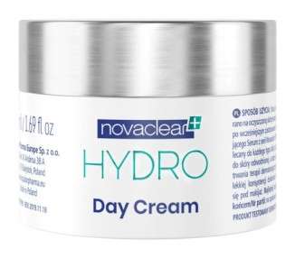 Equalan Pharma Hydro Day Cream Gel with Hyaluronic Acid, Vitamin E, Rose Hip, and Green Tea Extract 50ml