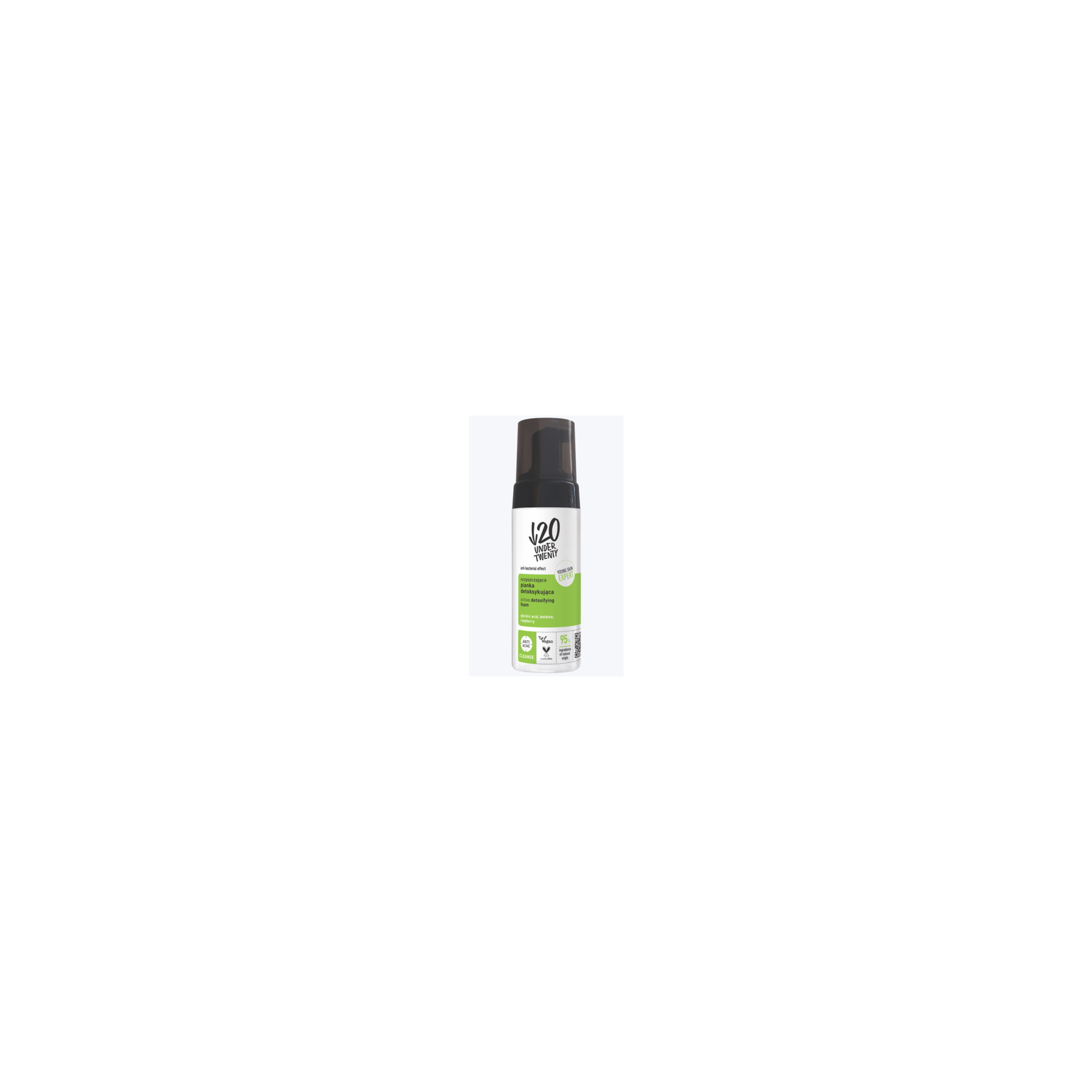 Under Twenty Anti-Acne Active Detoxifying Foam with Glycolic Acid and Raspberry