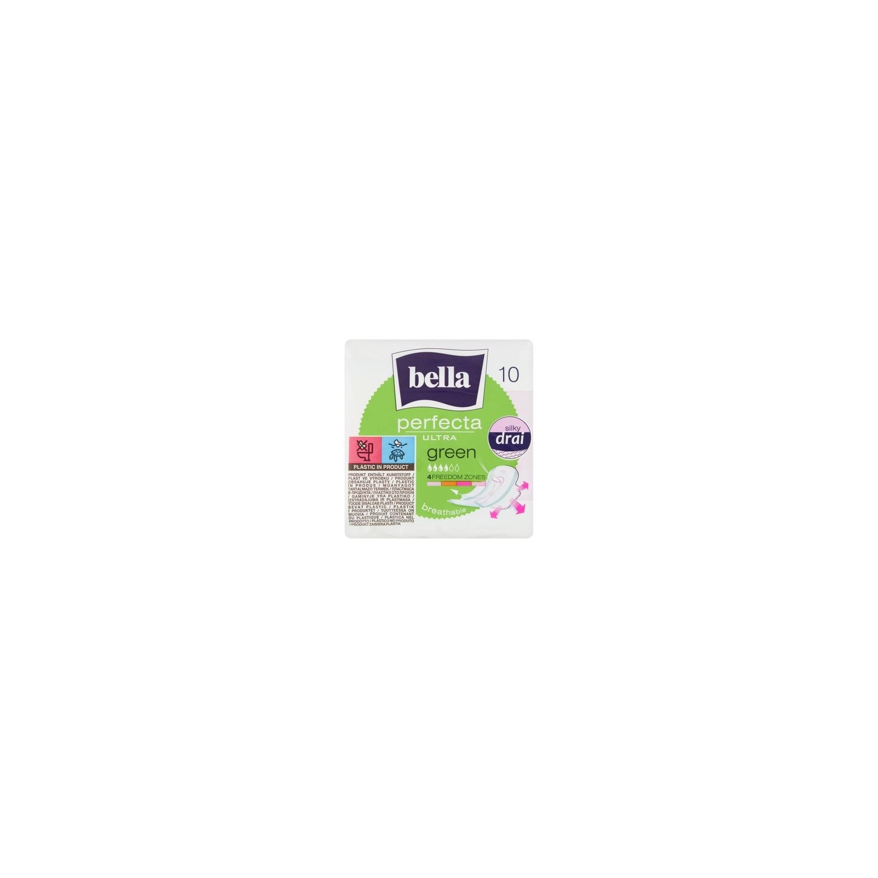Bella Perfecta Ultra Green Sanitary Pads 10 Pieces