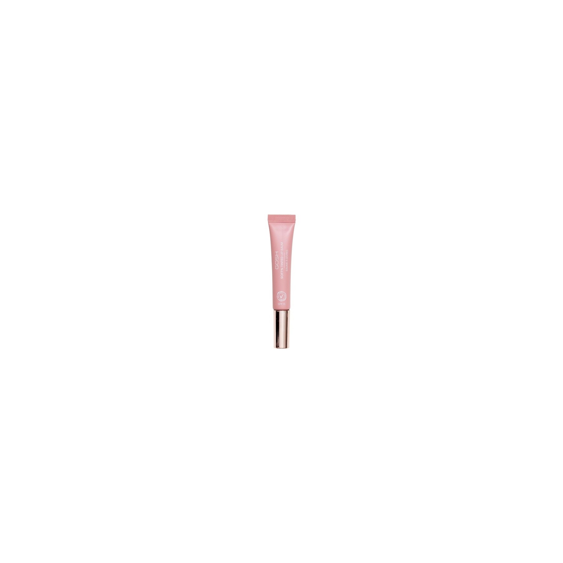 Gosh Tinted Lip Balm with Colour in Vintage Rose 04 Smooth Soft Lips and Care One Glossy Booster Lipstick Vegan Ingredients SPF 15