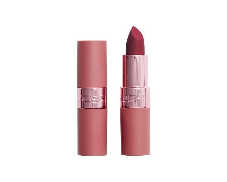 GOSH Luxury Rose Lipstick with Light Sheen Intense Nude Shades 005 Seduce