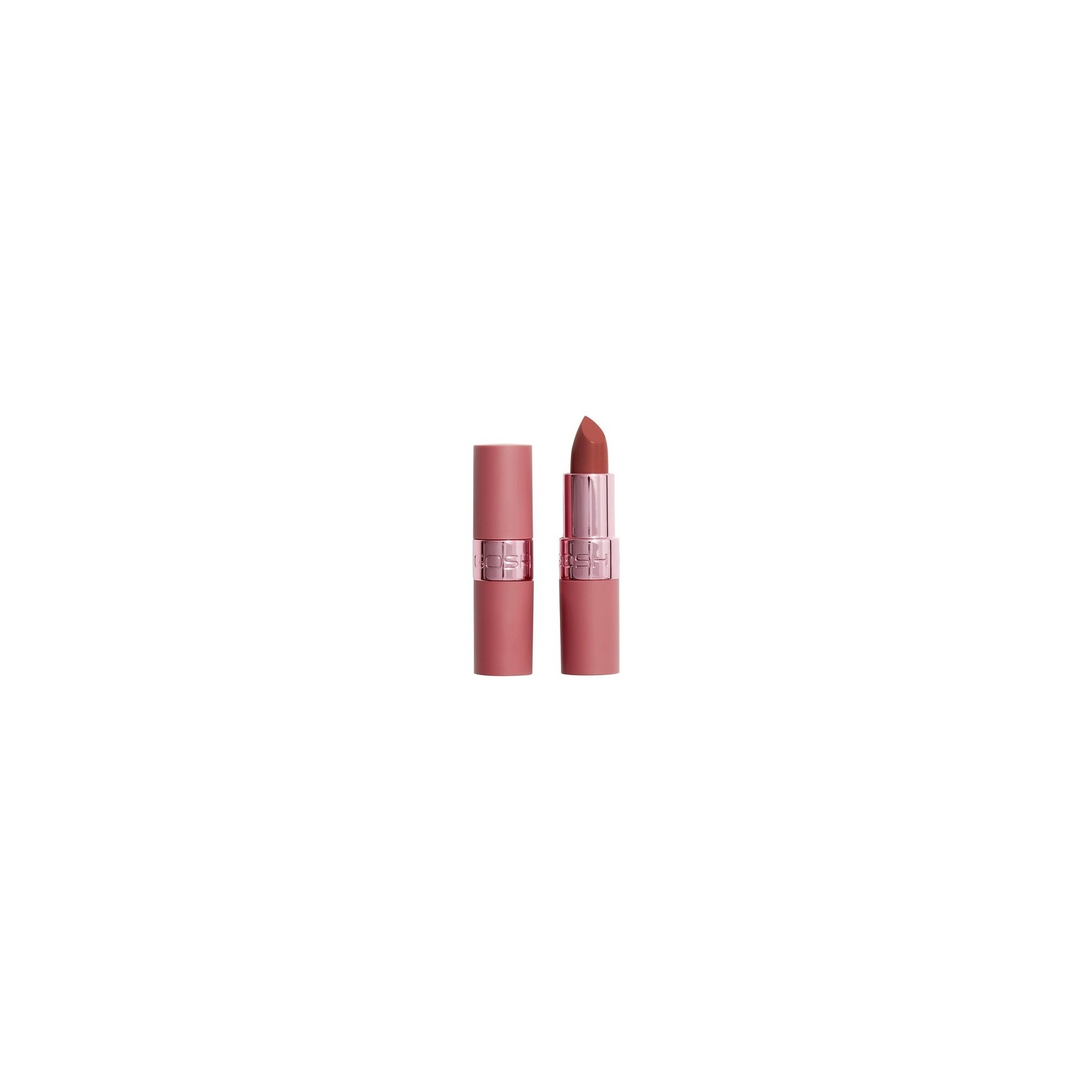 GOSH Luxury Rose Lipstick with Light Sheen Intense Nude Shades 003 Adore