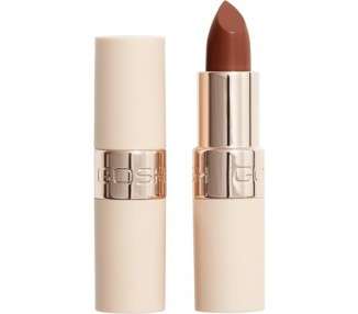 GOSH Luxury Nude Lipstick with Light Sheen Intense Nude Shades 004 Exposed