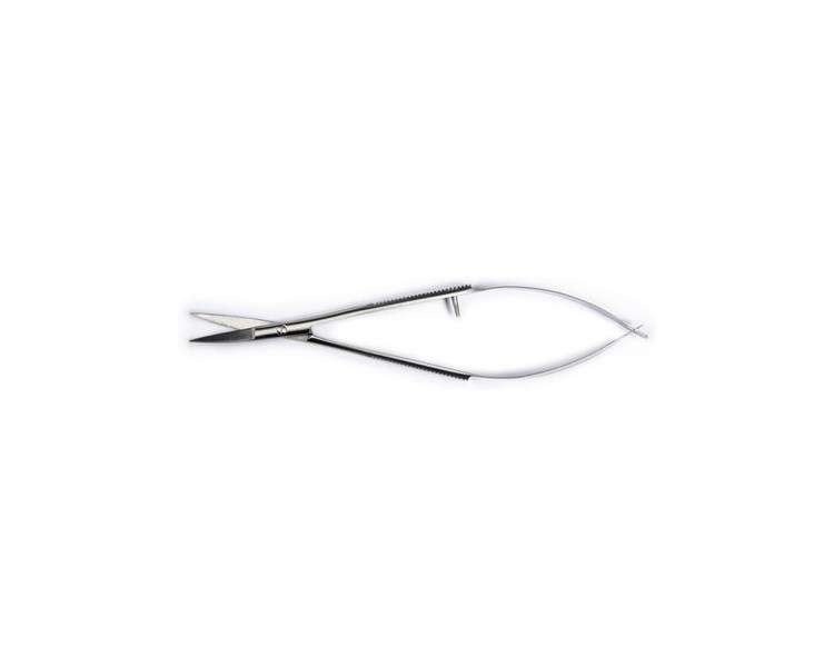 Andreia Professional Spring Scissors Stainless Steel Curved Nail Scissors for Pedicure Manicure and Nail Art