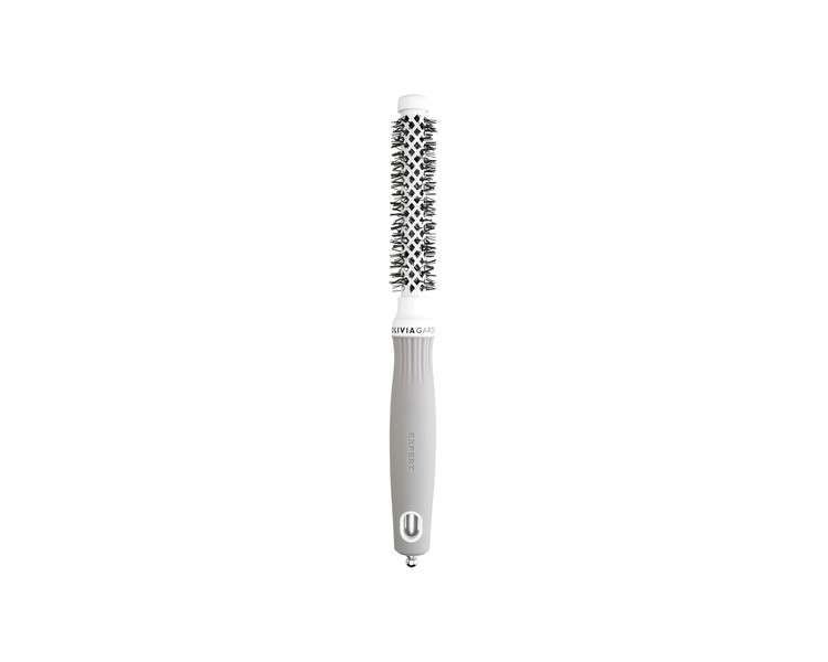 Olivia Garden Expert Blowout Shine Hairbrush White and Grey 15mm