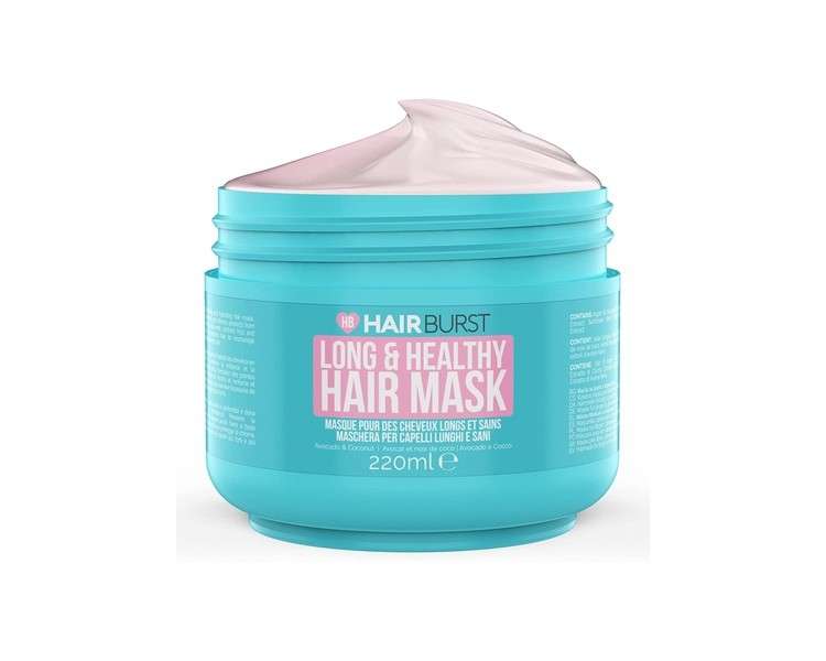 Hair Burst Hydrating Hair Mask with Avocado Oil, Coconut & Black Oat Extract 220ml
