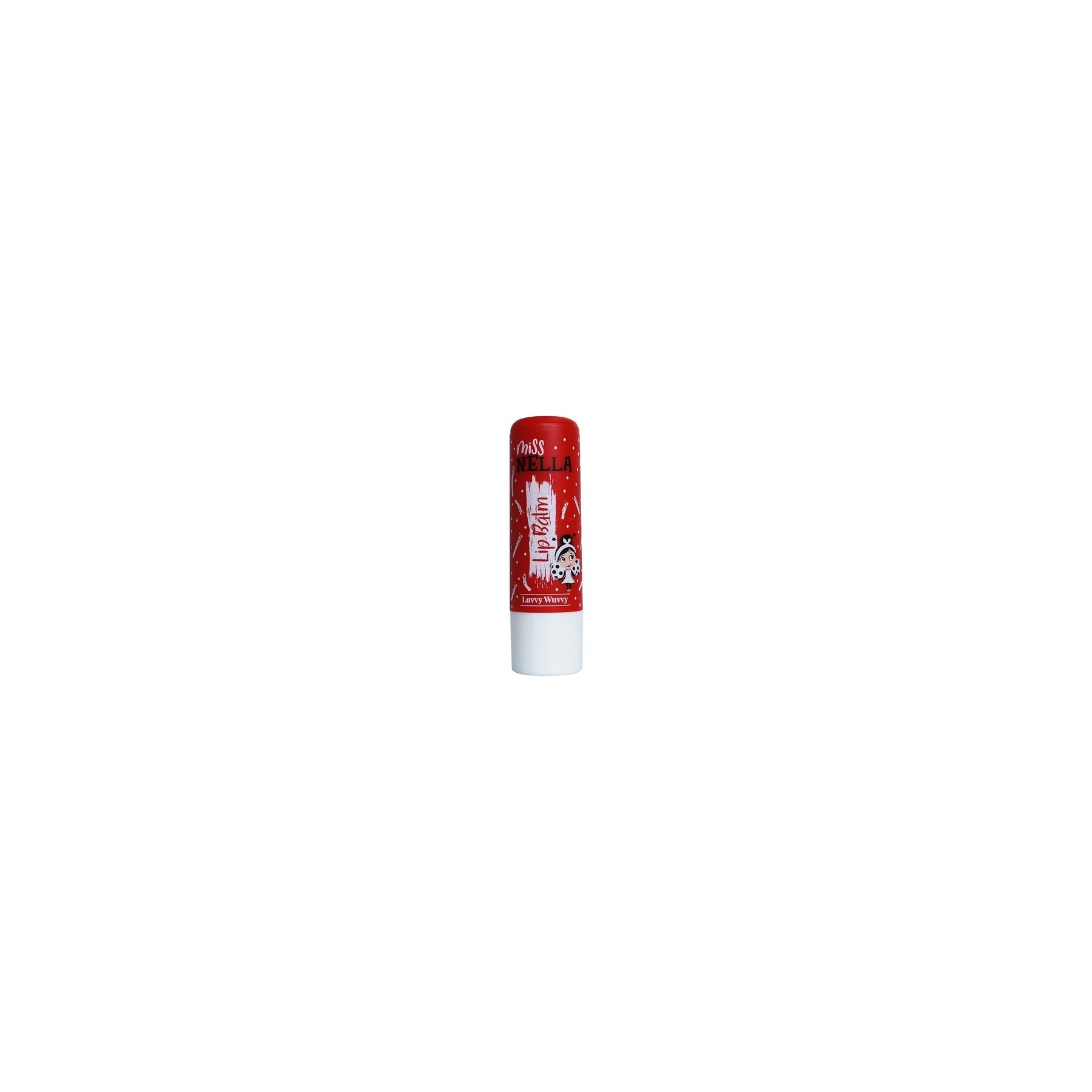 Miss Nella LUVVY WUVVY Red Hypoallergenic Children Lip Balm Non Toxic Makeup for Kids