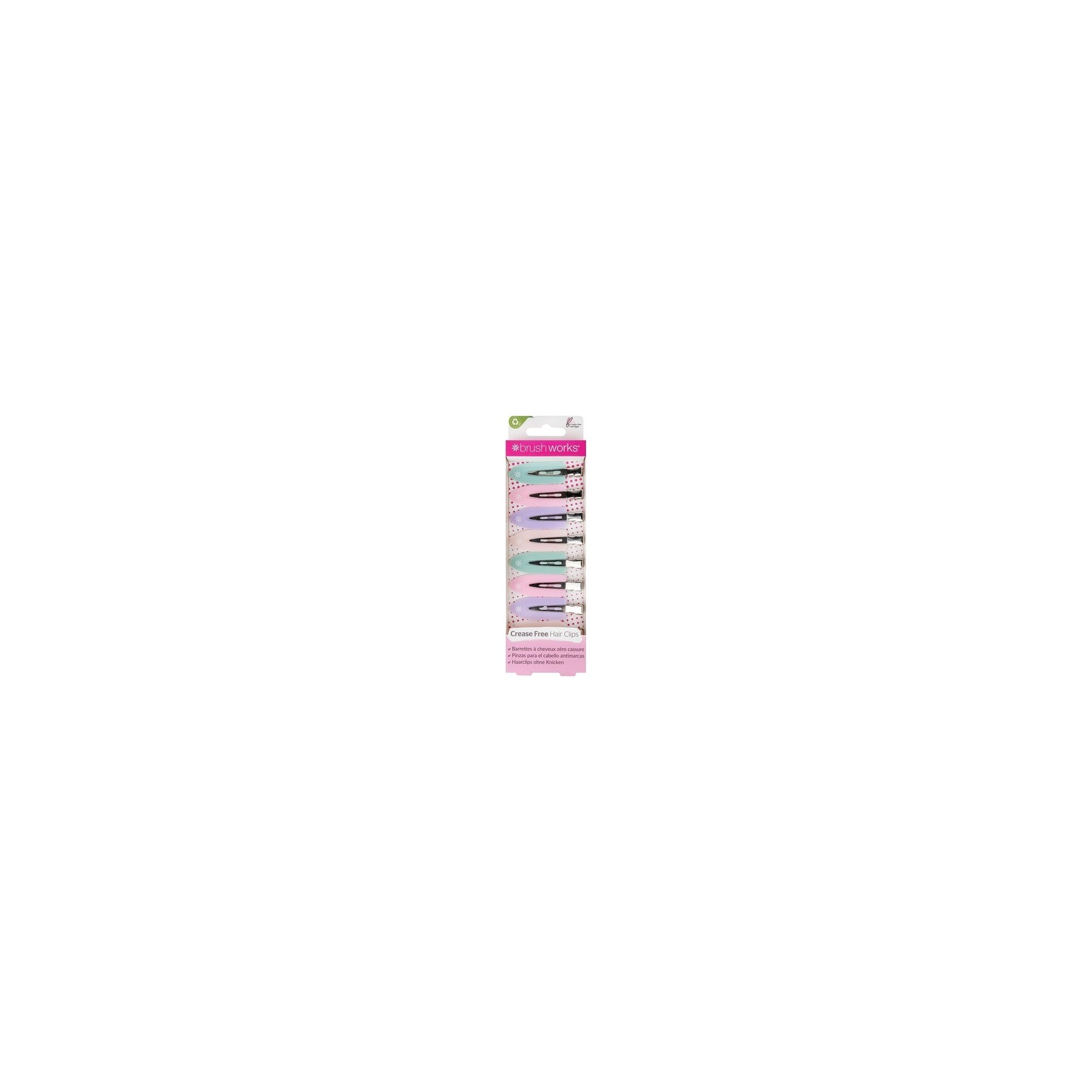 Brushworks No Crease Clips Pastel Brushworks No Crease Clips Pastel