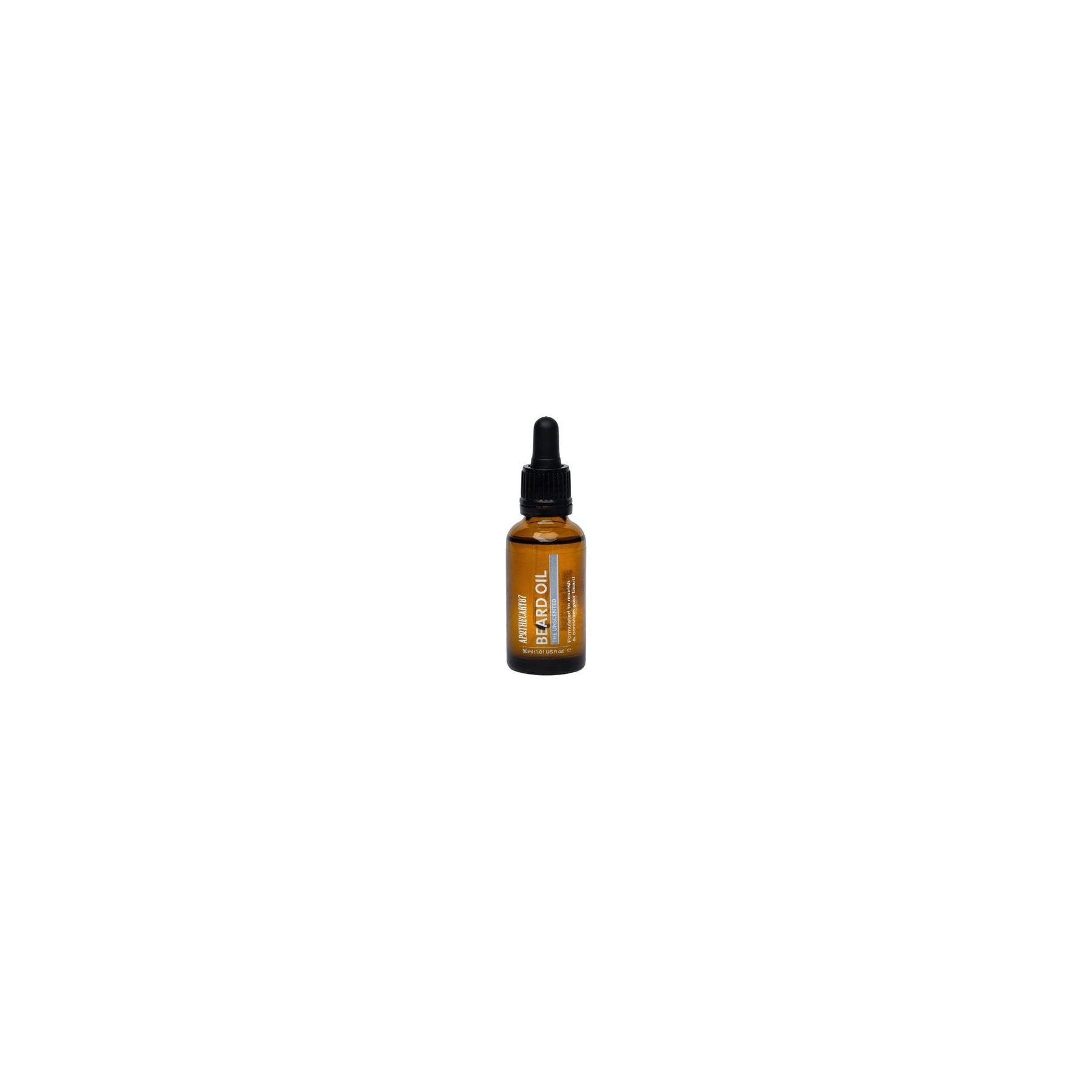 Apothecary 87 Beard Oil Unscented Premium Formulation with Plant Extracts 30ml