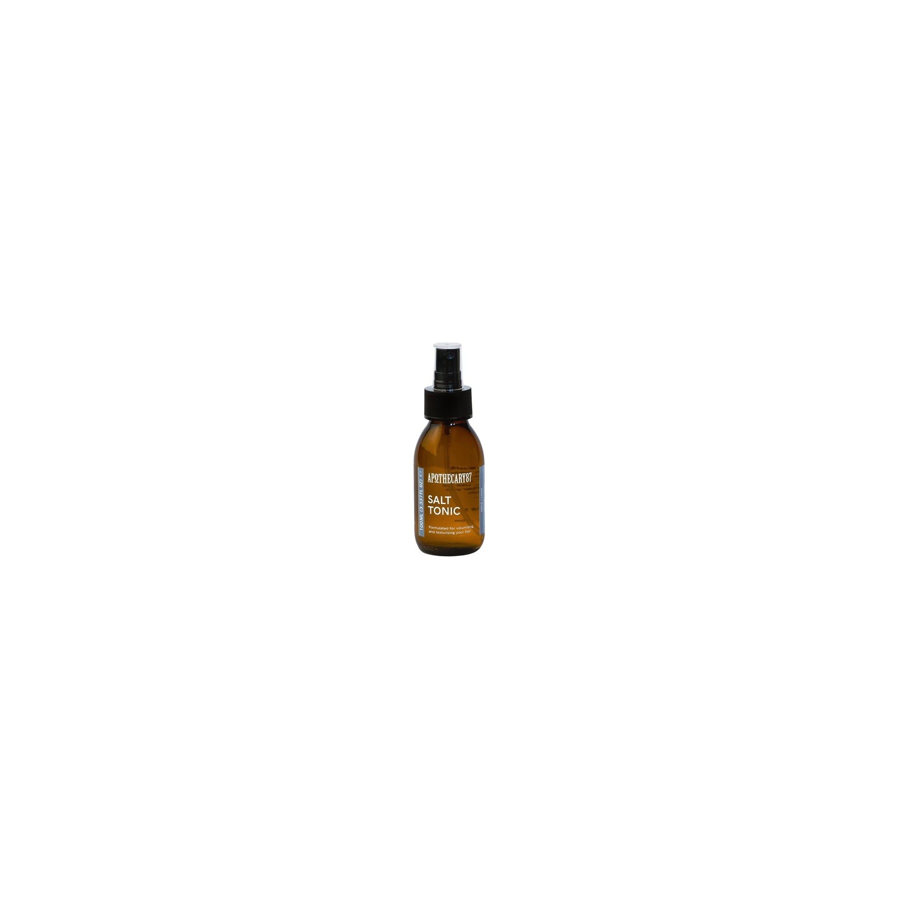 Apothecary 87 Salt Tonic Premium Formulation Matte Finish Light Hold Light Weight All Hair Types Texturising Sea Salt Spray for Volume and Texture 100ml