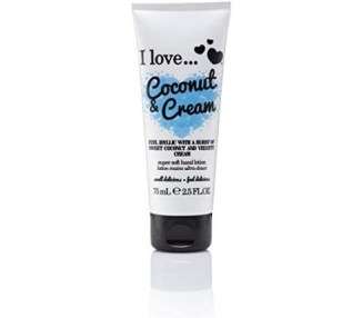 I Love Coconut & Cream Hand Lotion 75ml