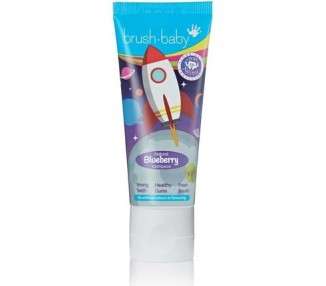 Brush-Baby Natural Blueberry Flavored Rocket Toothpaste 50ml Tube