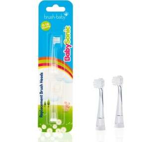 Brush-Baby Babysonic Replacement Heads for Babysonic Electric Toothbrush 0-18 Months