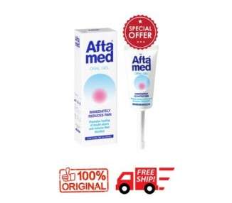 Aftamed Oral Gel 15ml for Immediate Ulcer Pain Relief