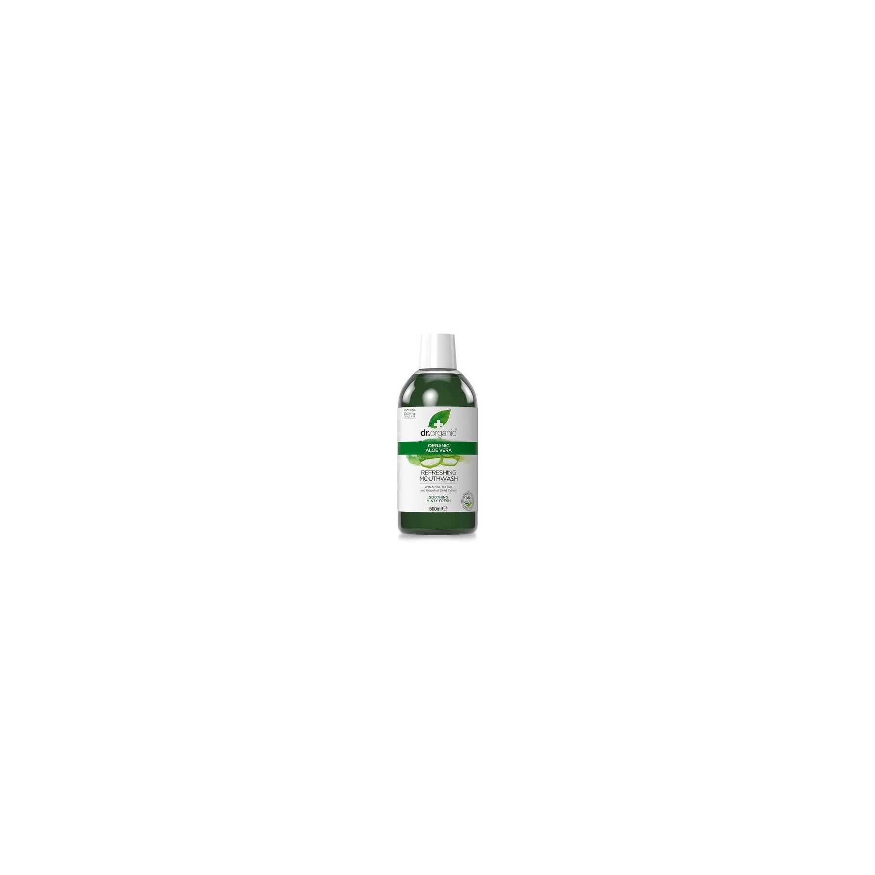 Dr Organic Organic Aloe Vera Mouthwash Purifying Minty 500ml