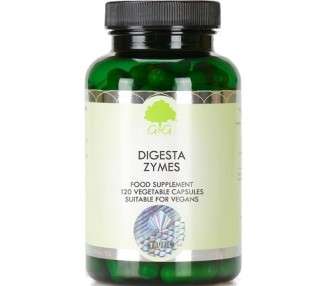 G&G Vitamins Digesta Zymes 120 Veg Capsules 74g