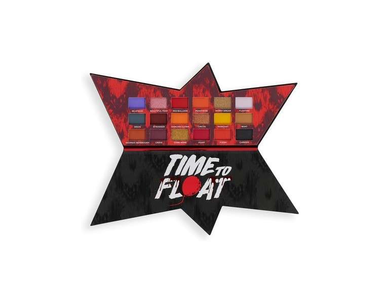Makeup Revolution X IT You'll Float too Shadow Palette 18 Pigmented Matte and Shimmer Costume Eye Shades