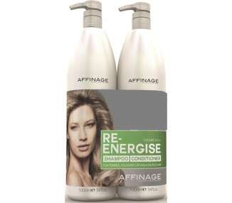 Affinage Re-Energise Shampoo & Conditioner Duo 1000ml