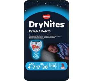 Huggies DryNites Pyjama Bottoms 4-7 Years 10 Pack