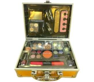Make Up Beauty Cosmetics Set Case Rose Gold Set Brand New Free P&P