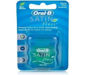 Oral-B Satin Dental Floss Mint Flavour 25m