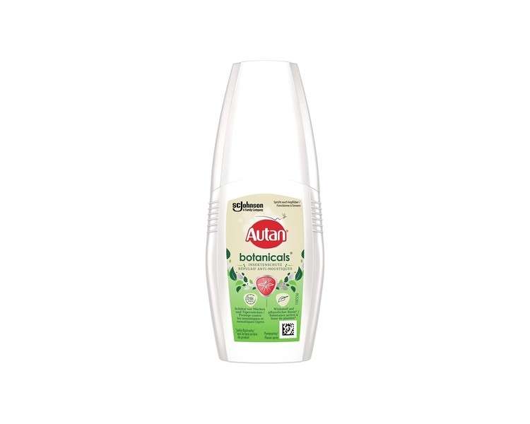 Autan Botanicals Pump Spray Insect Repellent with Natural Lemon Eucalyptus Oil 100ml