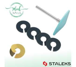 Pododisc STALEKS Plastic Pedicure Umbrella Disc with 5 Pads 15-25mm
