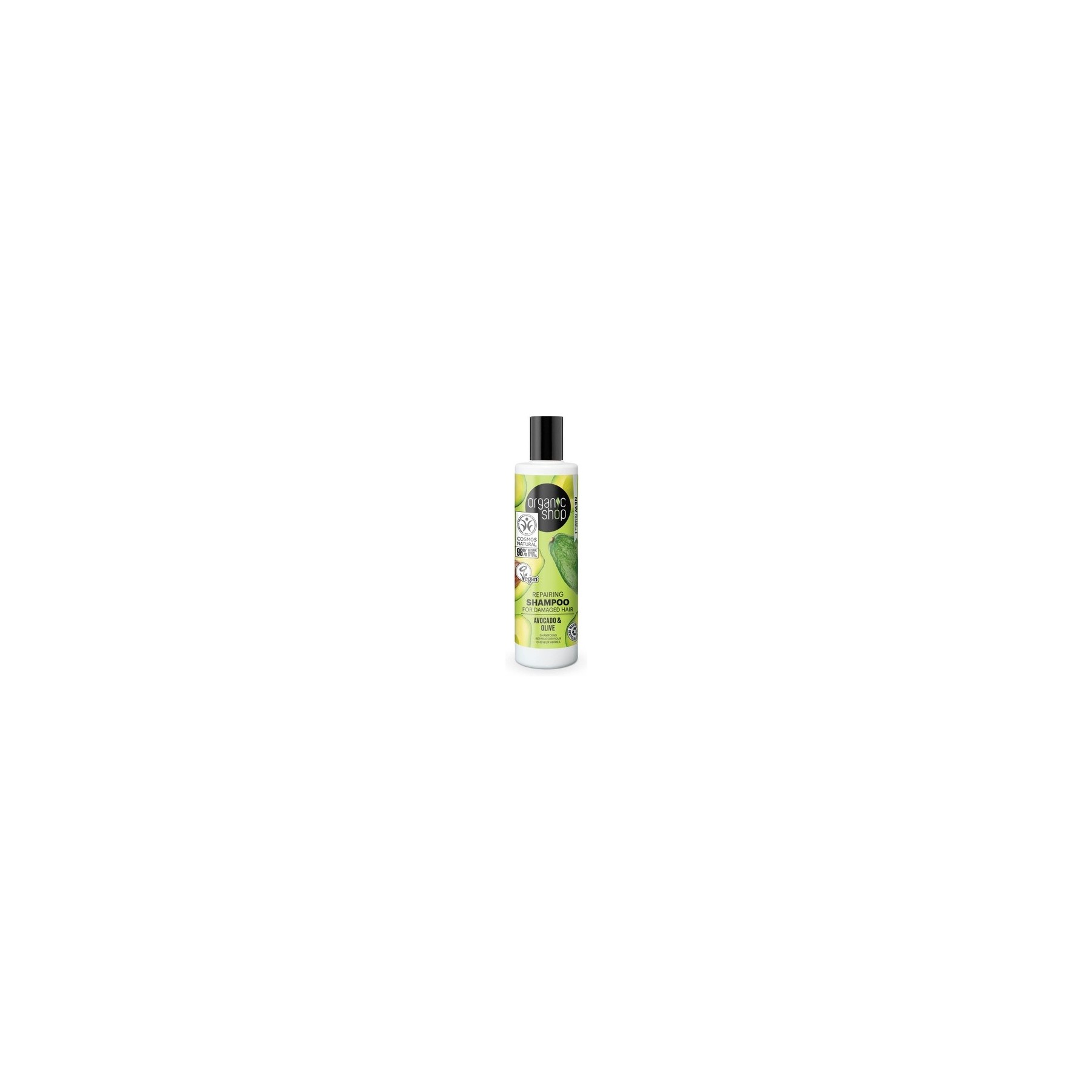 Organic Shop Repairing Shampoo for Damaged Hair Avocado and Olive 280ml