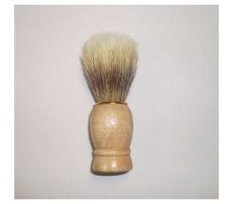 Shaving Brush with Wooden Handle and Ring 9cm - Replacement Brush