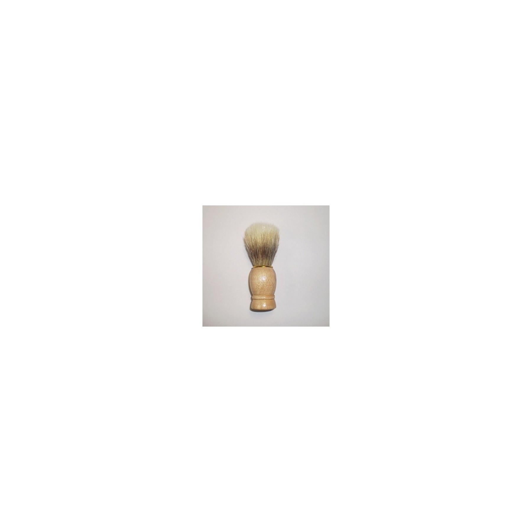 Shaving Brush with Wooden Handle and Ring 9cm - Replacement Brush