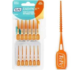 TEPE Easypick Dental Picks Size XS/S Orange 36 Count