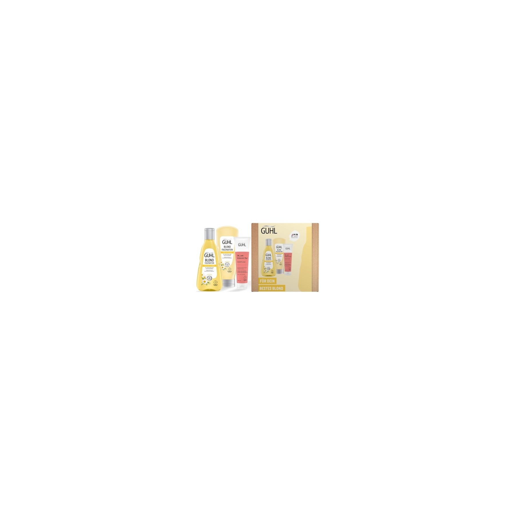 Guhl Blonde Value Set Shampoo Conditioner Treatment 550ml