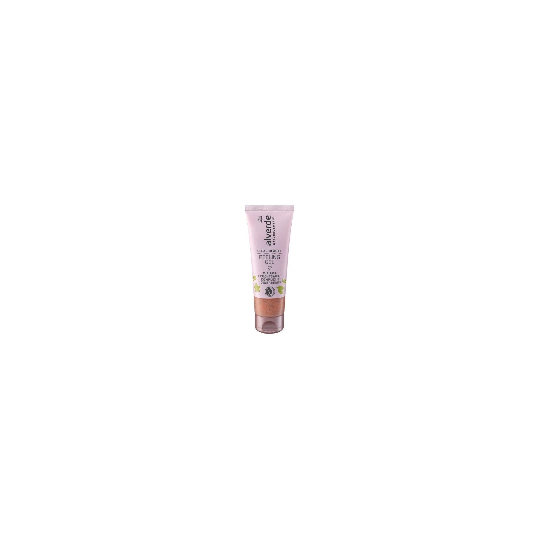 Alverde Naturkosmetik Clear Beauty Peeling Gel with AHA Fruit Acid Complex & Jojoba Beads 50ml