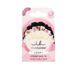 Invisibobble LOOP+ Be Strong Hair Ties for Thick, Curly, Textured Hair