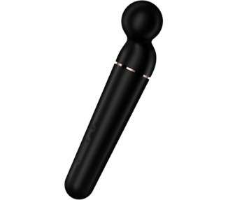 Satisfyer 'Planet Wand-er' Massage Wand with 60 Vibration Modes 30.5cm | Powerful & Quiet Massager for Neck, Shoulder, and Back | Electric Massager, Black