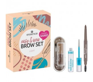 essence Easy & WOW Brow Set Light Eyebrow Set