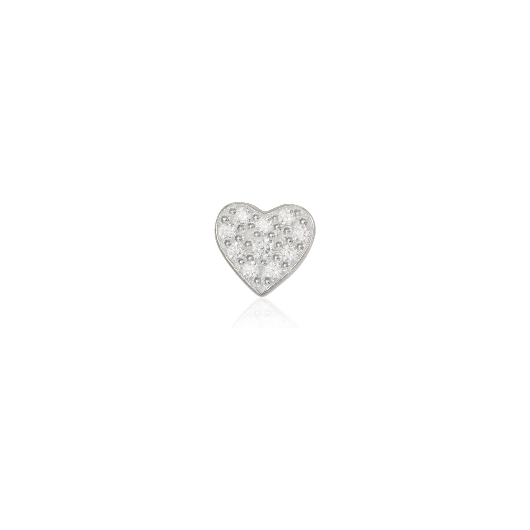 Thomas Sabo Women Single Stud Earring White Stones 925 Sterling Silver