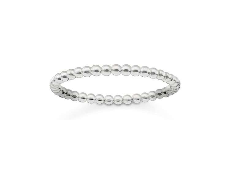 Thomas Sabo Silver Ladies Ring Beads TR2122-001-12 Size M
