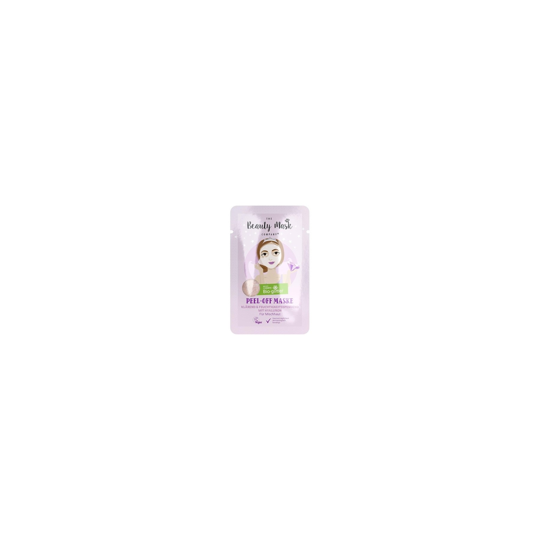 THE Beauty Mask COMPANY Glitter Peel-Off Mask with Hyaluron and Bioglitter Particles 10ml
