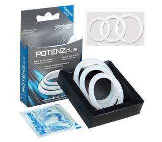 Potenz Plus Silicone Phallic Rings for Men