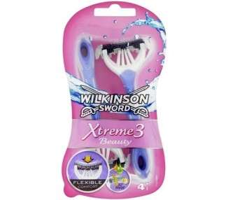 Wilkinson Sword Xtreme III for Women with 4 Blades