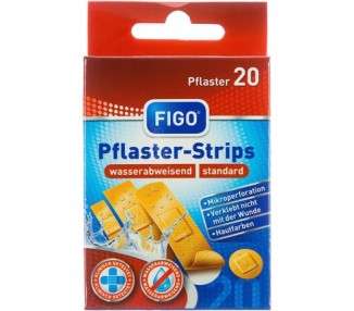 Figo Standard Plaster Strips 4 Sizes 20 Pieces