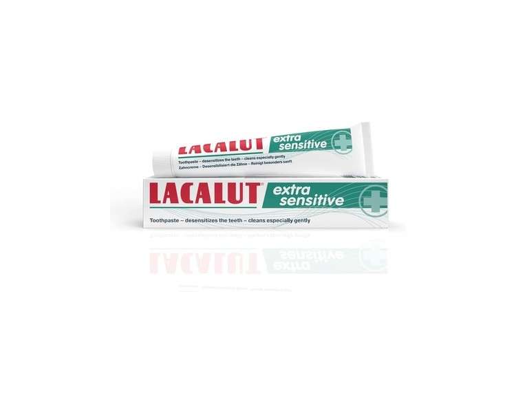 LACALUT Extra Sensitive Toothpaste Repair & Protect Sensitive Teeth 2.5 Ounces
