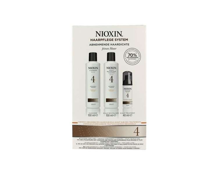 Nioxin System 4 Starter Set 3 Pieces - Discontinued Version
