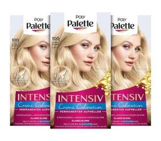 Poly Palette Intensive Cream Coloration 100/L6-0 Ultrablond Level 3 125ml