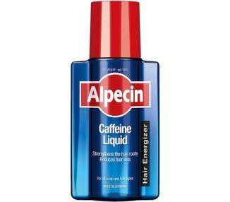 Alpecin Caffeine Liquid Hair Tonic 200ml Against Thinning Hair Natural Hair Growth for Men Energizer for Strong Hair Hair Care Made in Germany